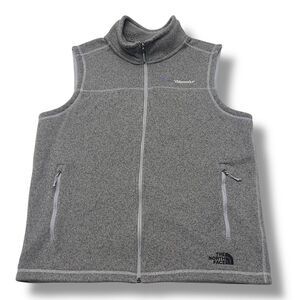 North Face Vest Mens Large Gray Fleece